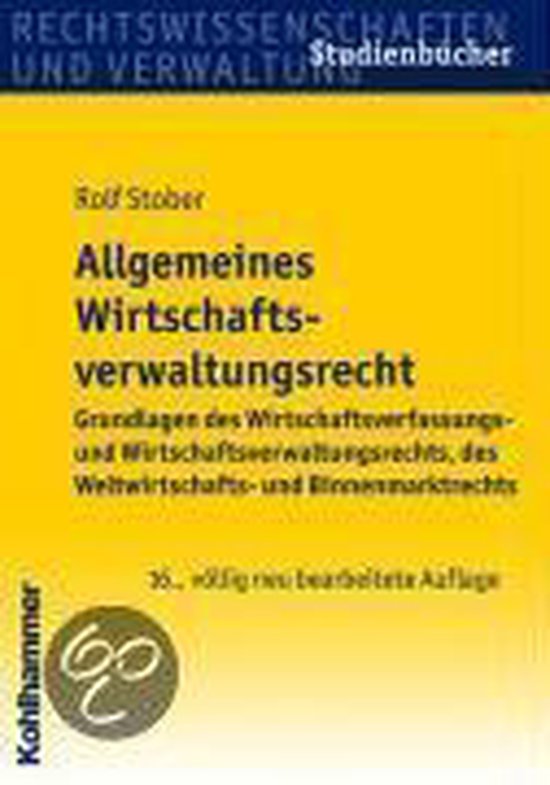 Allgemeines Wirtschaftsverwaltungsrecht - cover