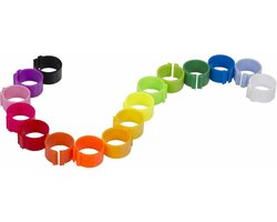 Junai.nl Pluimveeringen 20mm (25 stuks) Blauw