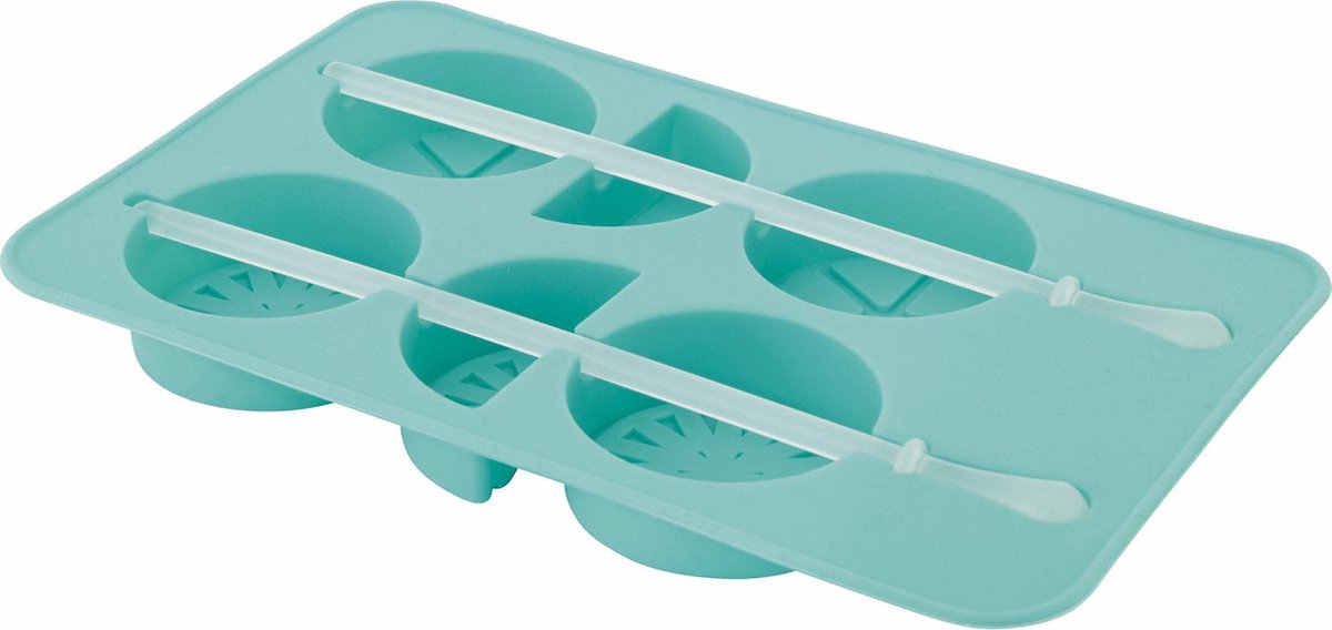 Dotz Ijsblokjesvorm - Silicone - Fruit - Aquablauw
