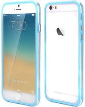 Apple iPhone 7, 4.7 Inch Bumper case Licht Blauw/ Light Blue + Transparant