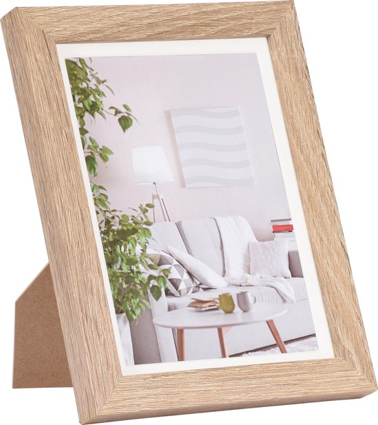 Cadre photo - Henzo - Moderne - Format photo 15x20 - Marron clair