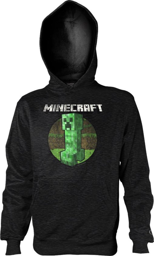 bescherming meisje concept Minecraft - Retro Creeper Premium Hooded Sweater | bol.com