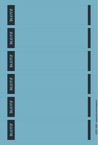 LEITZ dossier rugetiket, 39 x 192 mm, kort, smal, blauw