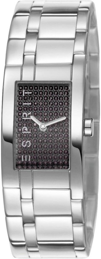ESPRIT - Houston Glam Black - ES107042006 - Horloge - 35 mm - Zilver |  bol.com