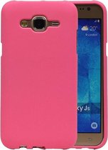 Roze Zand TPU back case cover hoesje voor Samsung Galaxy J5