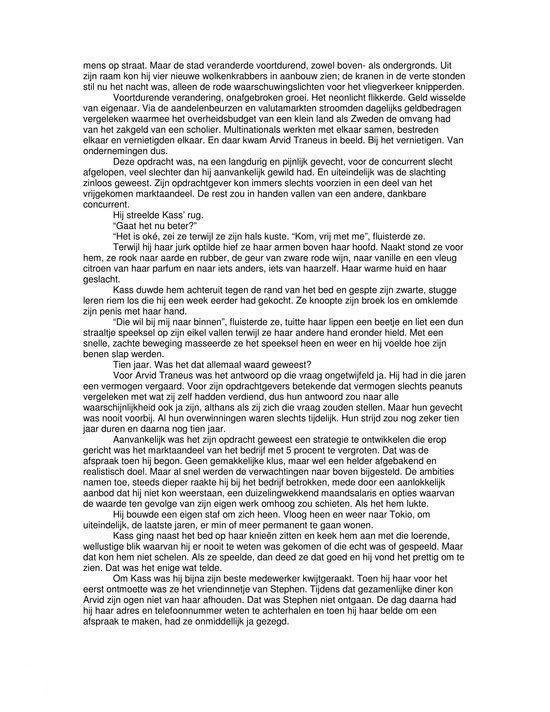 De vrouw die wilde afrekenen