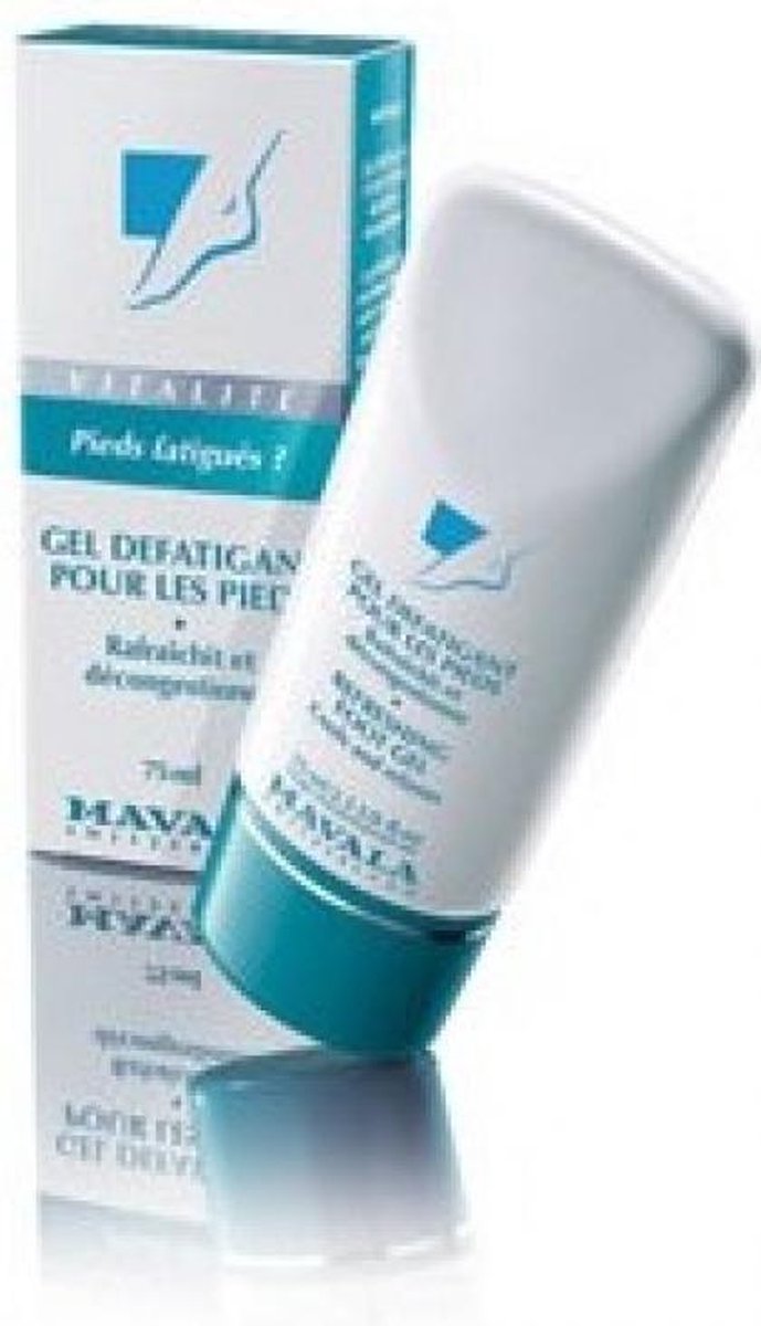 Mavala Refreshing Foot Gel – Verfrissende Voetengel 75 ml – Verkoelende Voetverzorging Met Menthol & Kamfer – Tegen Vermoeide, Warme en Opgezwollen Voeten – Hydraterende en Verfrissende Gel Voor Dagelijkse Voetverzorging