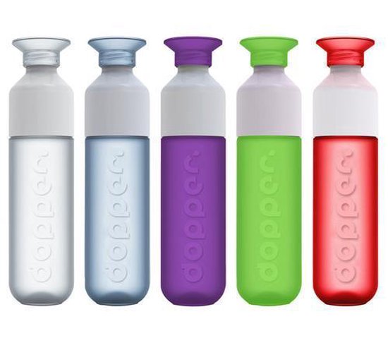 Vitaminstore - Dopper voordeelset 5 kleuren - De duurzame waterfles! | bol