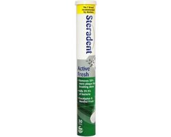 Steradent Reinigingstabletten - Active Fresh 30 Tabletten