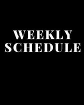 Weekly Schedule