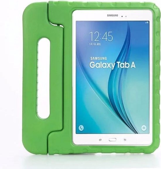 geschikt voor Samsung Galaxy Tab A 10.1 (2016) EVA hoes kinderen groen |  bol.com