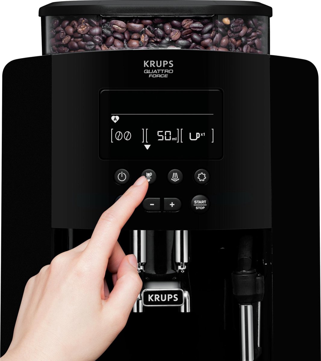 Krups Arabica EA8170 Volautomatische Espressomachine | bol