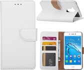 Xssive Hoesje Voor Huawei Nova Smart Book Case - geschikt voor 3 pasjes - Wit