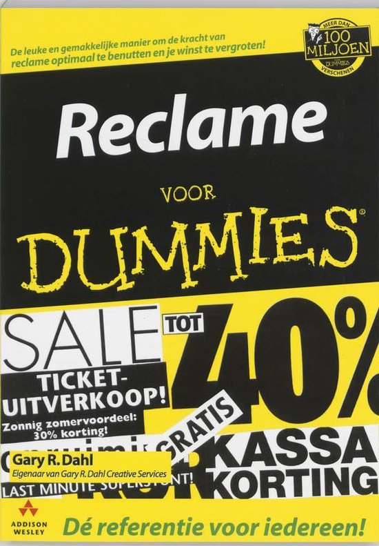 9789043006491 - Voor Dummies - Reclame voor Dummies