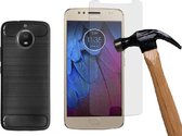 MP Case screenprotector PLUS Gratis Hybride back cover voor Motorola Moto G5s