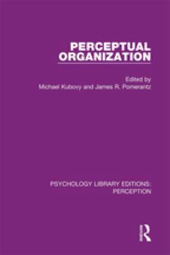 Psychology Library Editions: Perception - Perceptual Organiz ... - cover