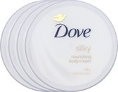 Dove Silky Nourishment - 4 x 300 ml - Bodycrème - Voordeelverpakking