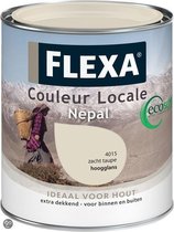Flexa Couleur Locale Hoogglans Watergedragen Nepal 0,375 L 4015 Zacht Taupe