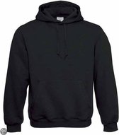 B&C Hooded Sweater 80/20 Black, maat S