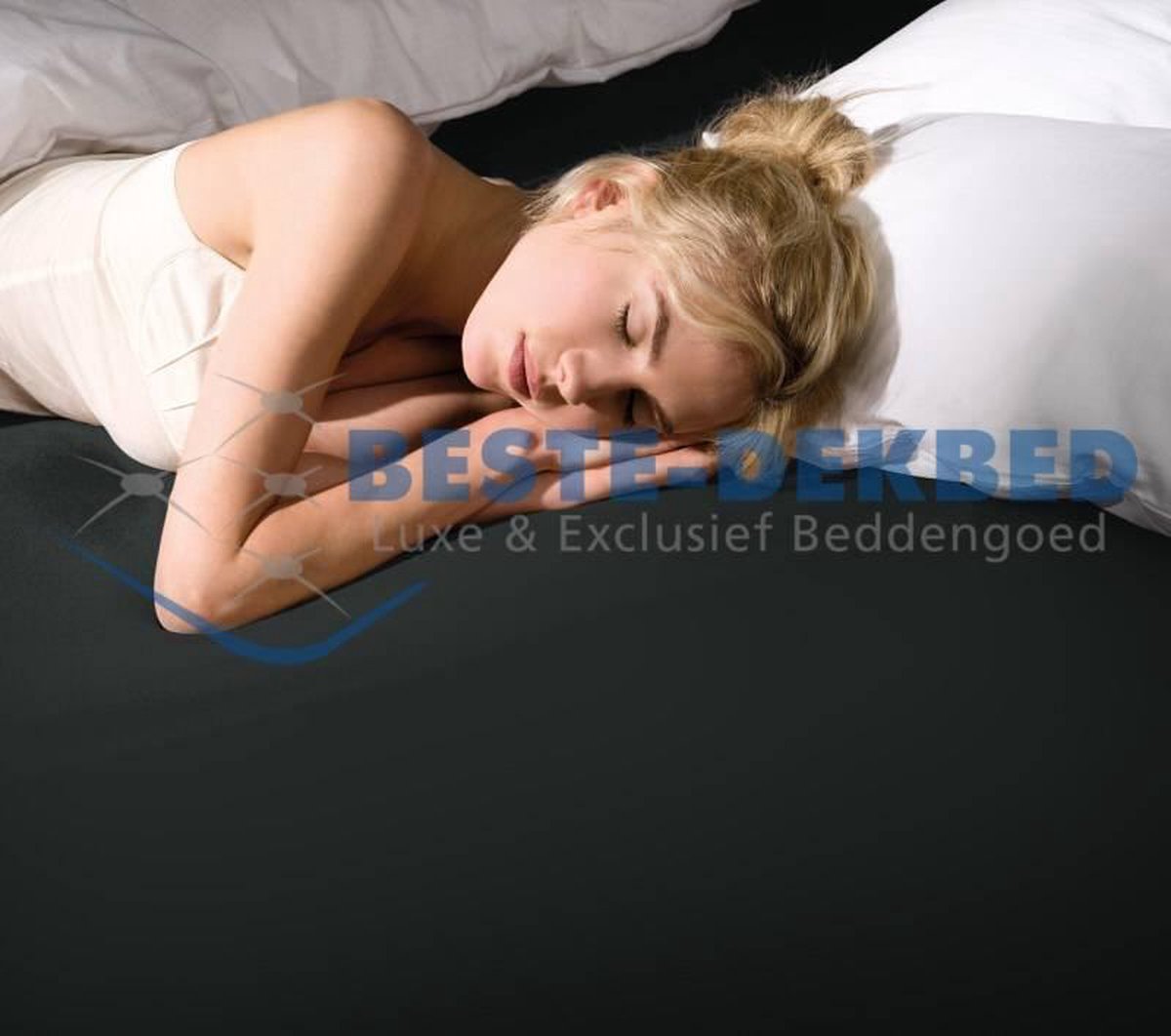 Bella Donna Premium Jersey Hoeslaken Zwart 0101