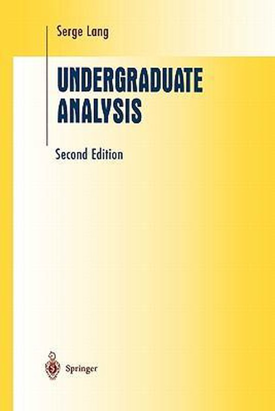 Undergraduate Analysis - cover