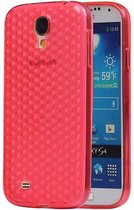 Diamant TPU Backcover Case Hoesjes - Hoesje Geschikt voor Samsung Galaxy S4 i9500 Roze