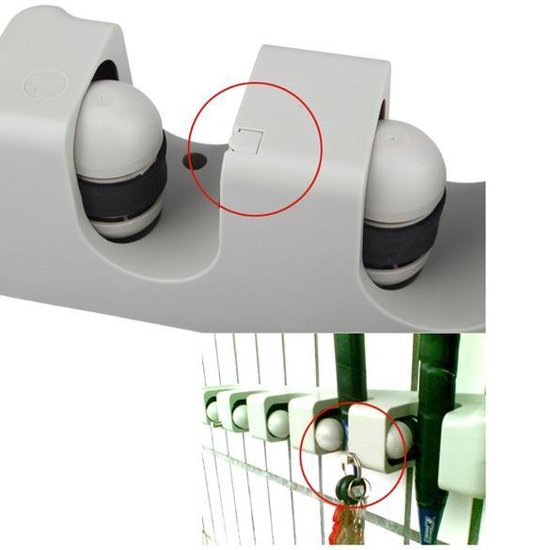 Bezem & Tuingereedschap Ophangsysteem - Wandhouder Tuin Gereedschapshouder - Tuingereedschapshouder van Plemont — afbeelding 3