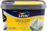 Levis Opfrisverf - Vloeren en Trappen Verf - Satin - Black Touch - 2L