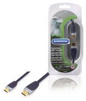 Bandridge SVL1501, 1 m, HDMI Type A (Standard), HDMI Type C (Mini), Noir, Gris