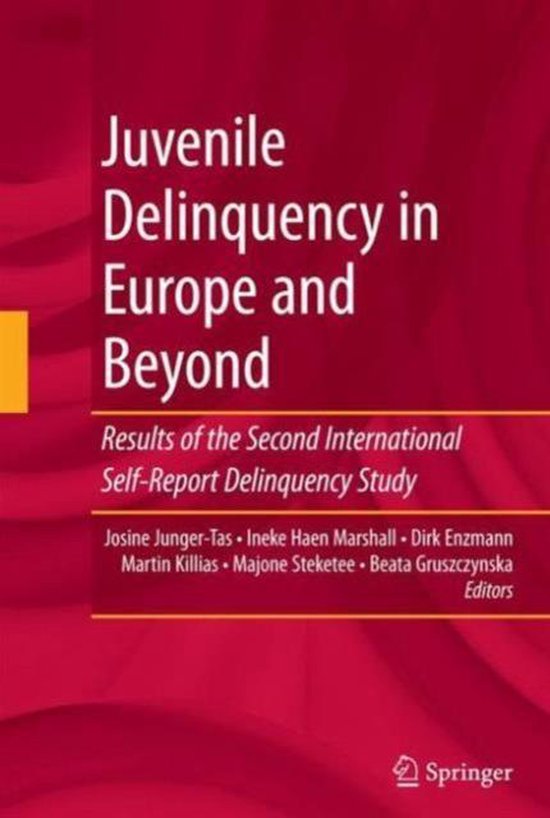 Juvenile Delinquency in Europe and Beyond - cover