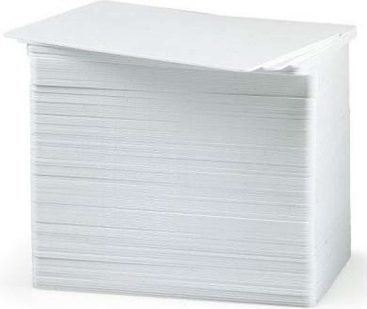 1.000 Blanco PVC kaarten (bankpasformaat) / Plastic cards / PVC passen