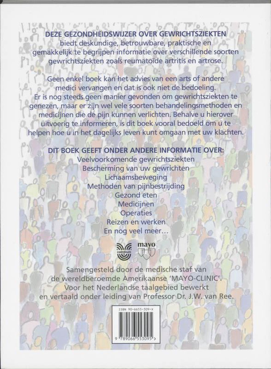 Gewrichtsziekten - back cover