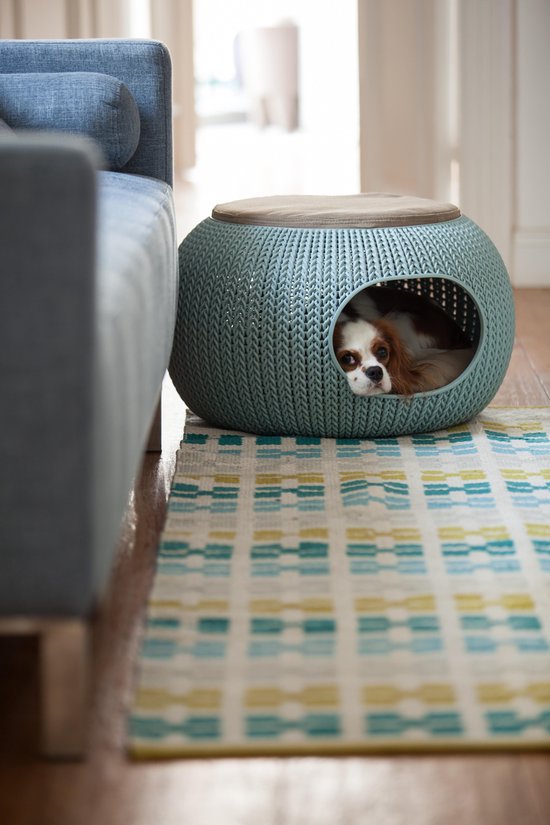 Curver Cozy Pet Home - Kattenmand - Crème - Ø 55 cm | bol.com