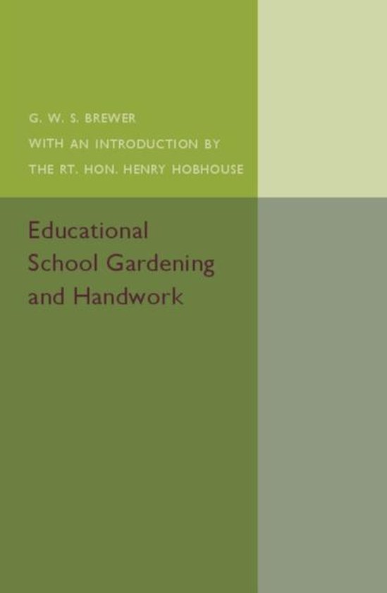 Educational School Gardening & Handwork - cover