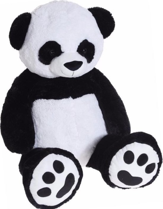 Peluche méga grand panda de 100 cm - articles animaux en peluche panda