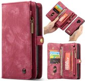 CaseMe Vintage Wallet Case Samsung Galaxy S9 - Rood