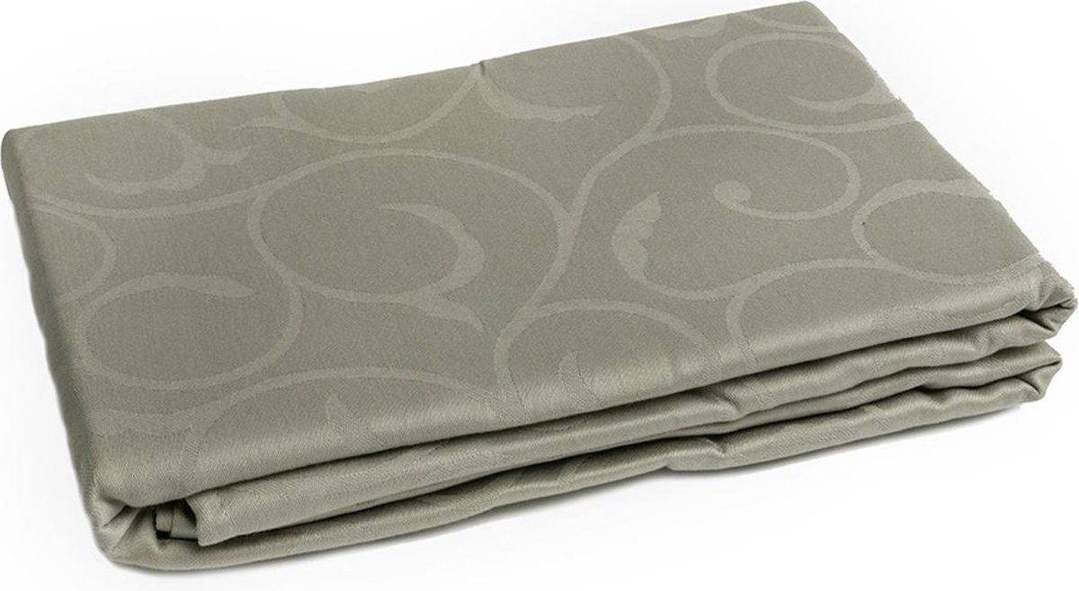 Tafelkleed Jaquard Damast Jada 140x200cm Taupe