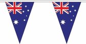 2x Polyester vlaggenlijnen Australie - 5 meter - slingers