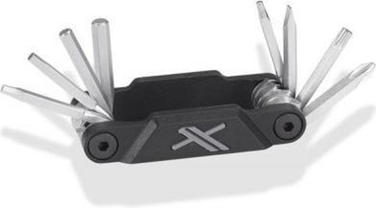 XLC TO-M12 Multitool - Q-Serie - 12 Delig - Zwart/Zilver