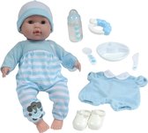 Berenguer babypop softbody 38 cm met slaapogen speen en accessoires