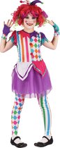 LUCIDA - Kleurrijk harlekijn kostuum voor meisjes - XS 92/104 (3-4 jaar)