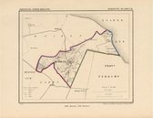 Historische kaart, plattegrond van gemeente Blaricum in Noord Holland uit 1867 door Kuyper van Kaartcadeau.com