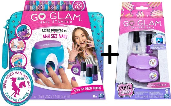 Cool Maker, recharge de coffret de motifs Love Story GO GLAM, décorez 50  ongles avec la machine GO GLAM Nail Stamper