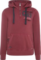 Camp David rood sweatshirt met capuchon uit de "Ice Road Truckers" collectie