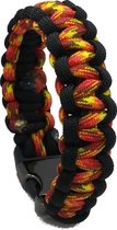 paracord armband - brandweer -