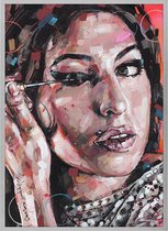 Amy Winehouse painting (reproduction) 51x71cm