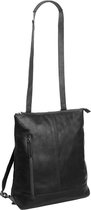 Chesterfield Chelsea Leather Backpack / Laptop Backpack - 14 pouces - Zwart