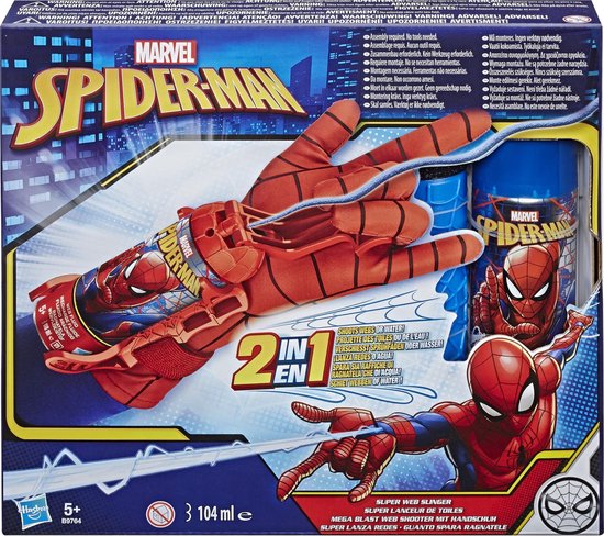 verkiezing stijfheid Sterkte Speelfiguur Spider-man Super Web Slinger | bol.com