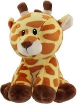 Pluche Ty Beanie giraffe/giraffen knuffel Gracie 17 cm speelgoed - Giraffen jungle dieren knuffels - Speelgoed voor kinderen
