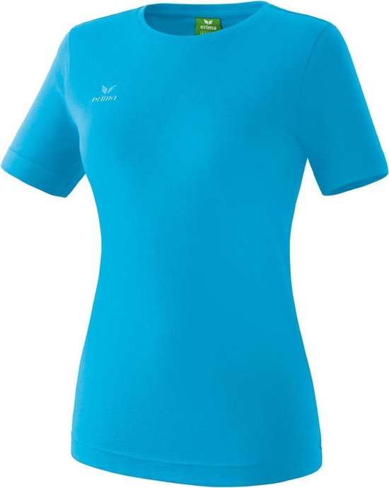 Erima Basics Dames Teamsport T-Shirt - Shirts  - blauw licht